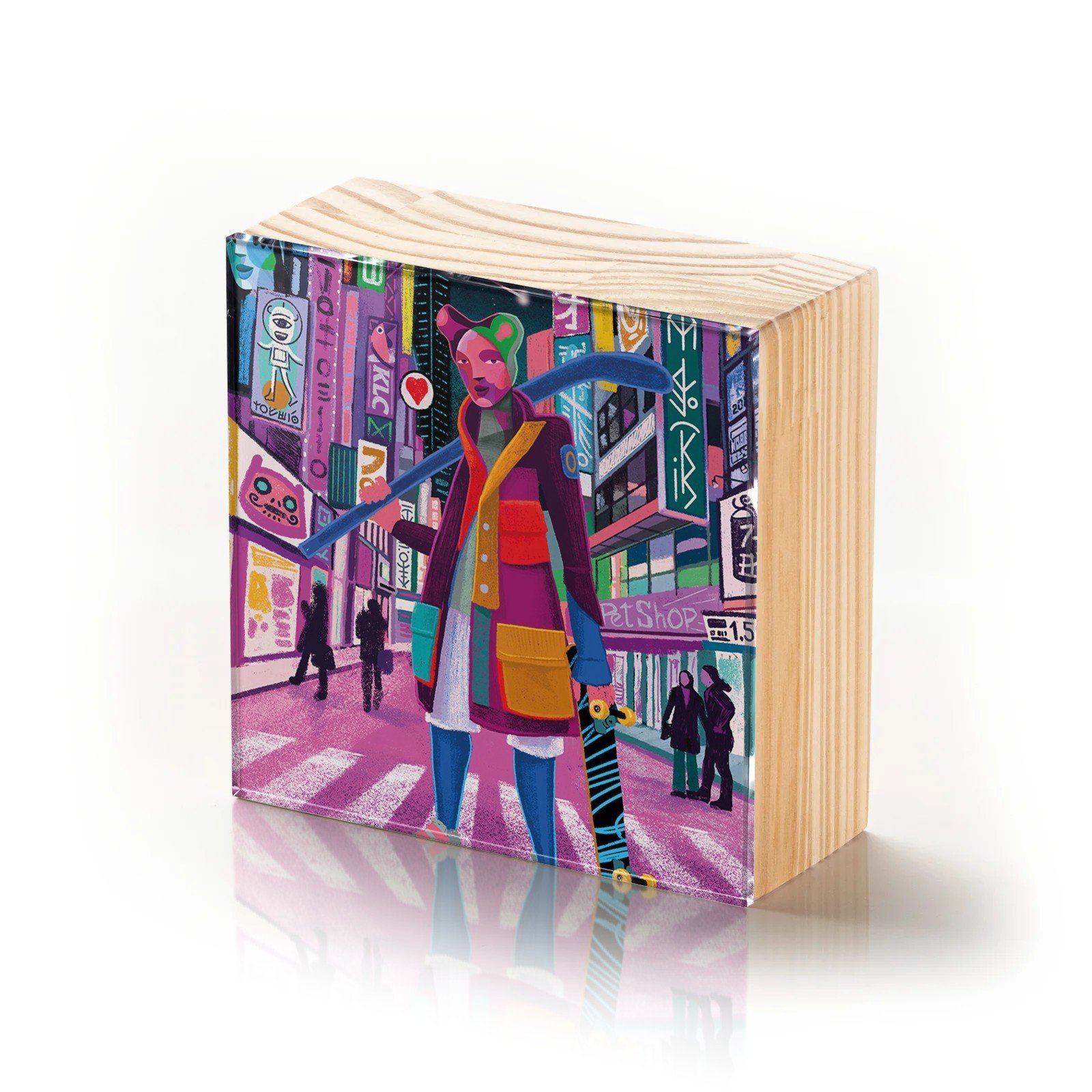 Totem Decorativo 'NeoSkater'