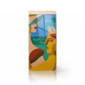 Totem Decorativo 'Veraneio Abstrato'