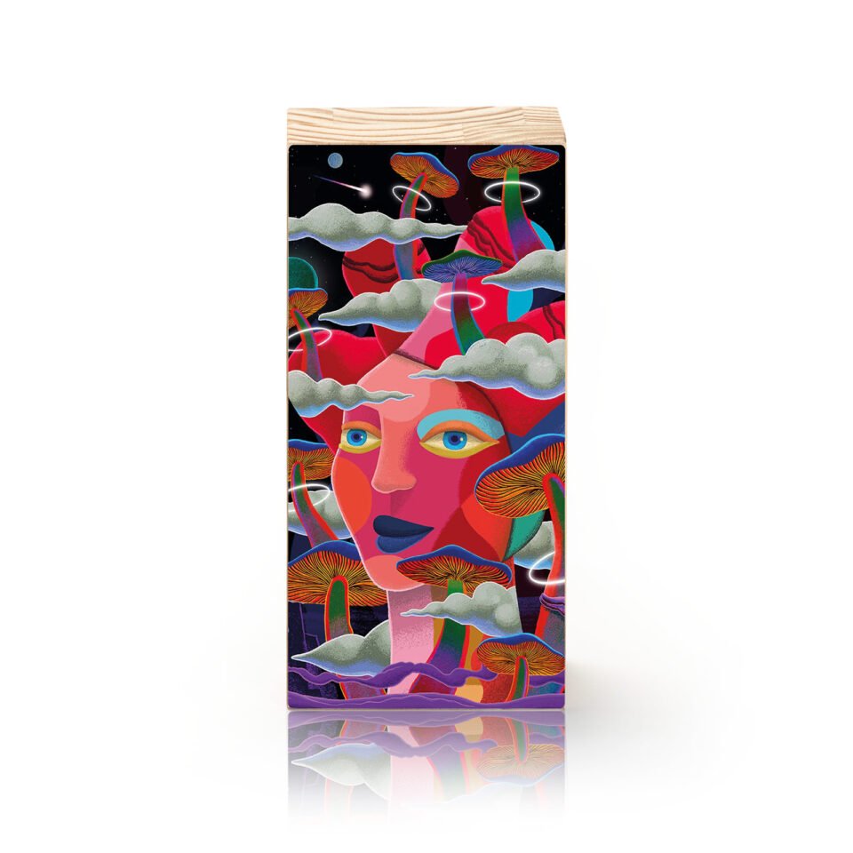 Totem Decorativo 'Viagem Onírica'