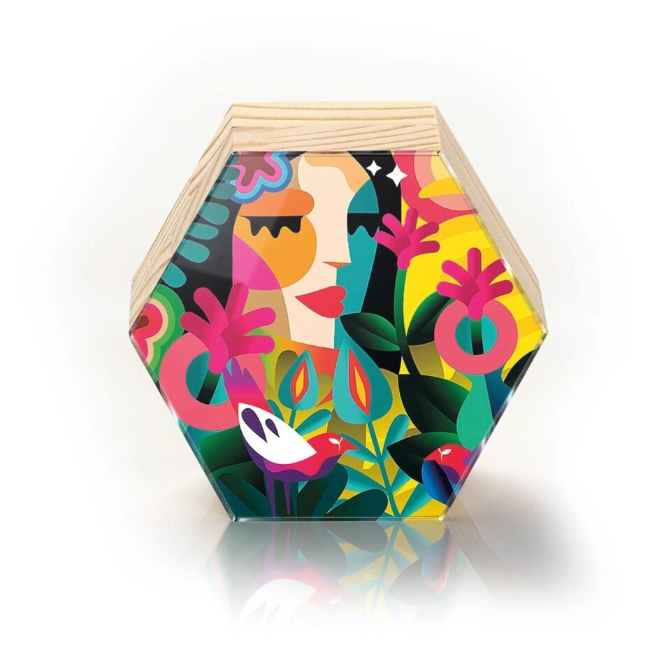Totem Decorativo 'Flor do Dia'