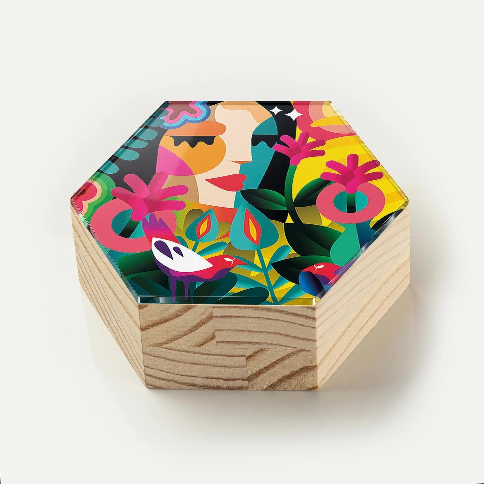 Totem Decorativo 'Flor do Dia'