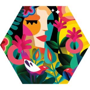 Totem Decorativo 'Flor do Dia'