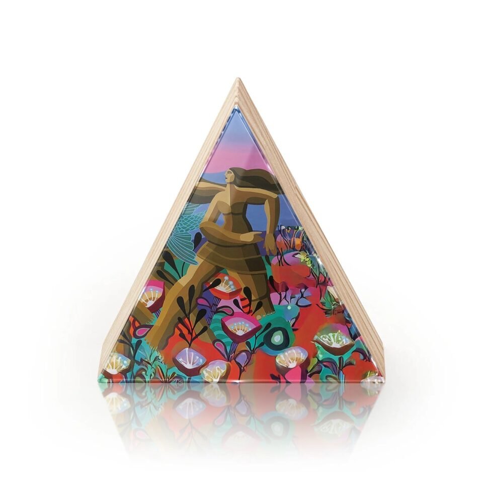 Totem Decorativo 'Caminhante do Jardim'