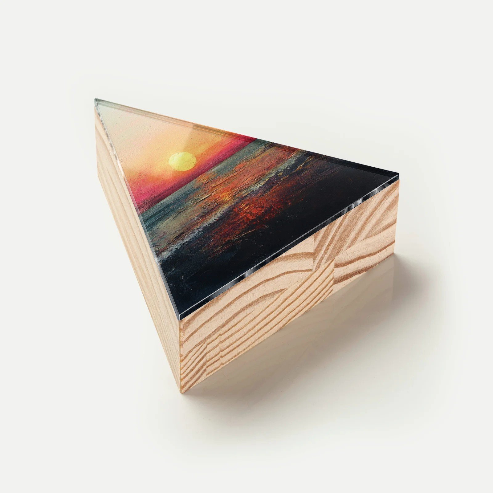 Totem Decorativo 'Horizonte Ardente'