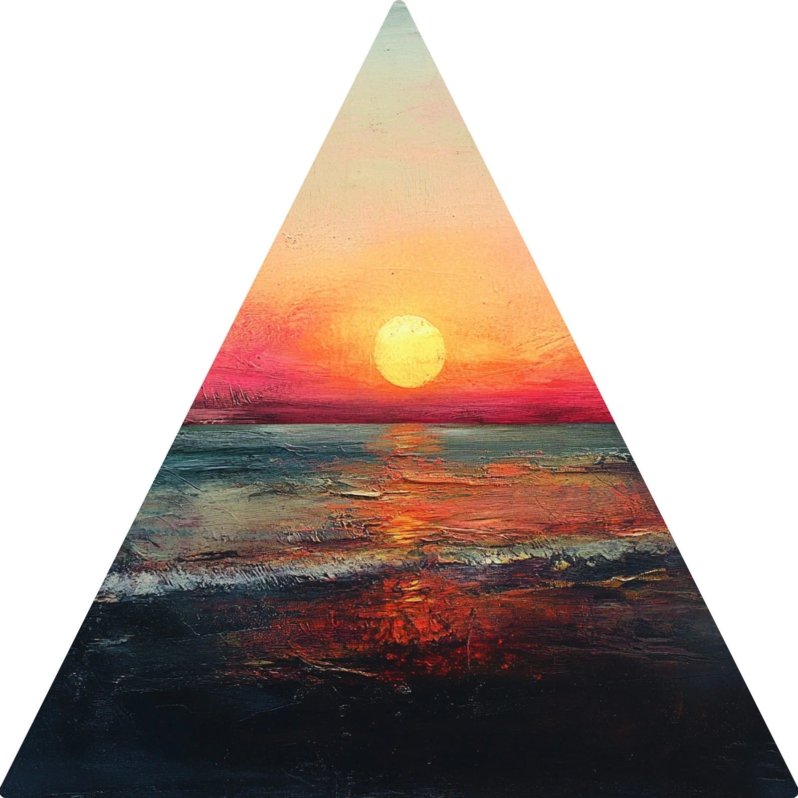 Totem Decorativo 'Horizonte Ardente'