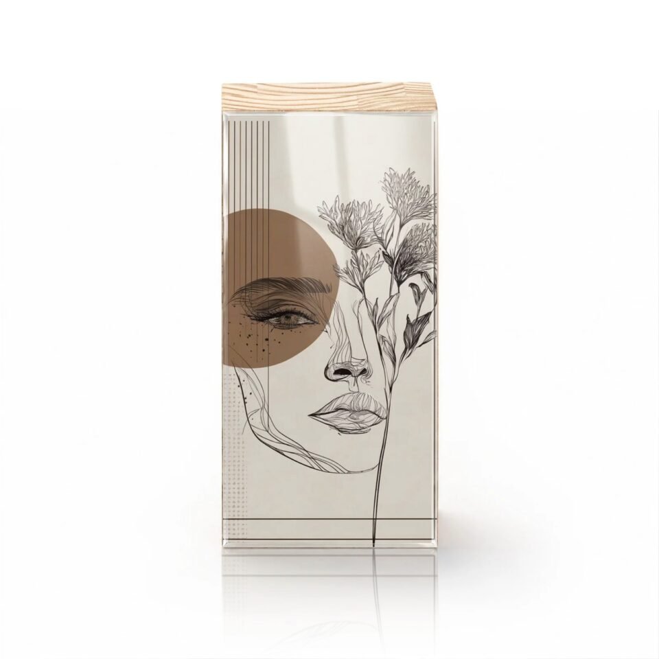 Totem Decorativo 'Florescer Interior'