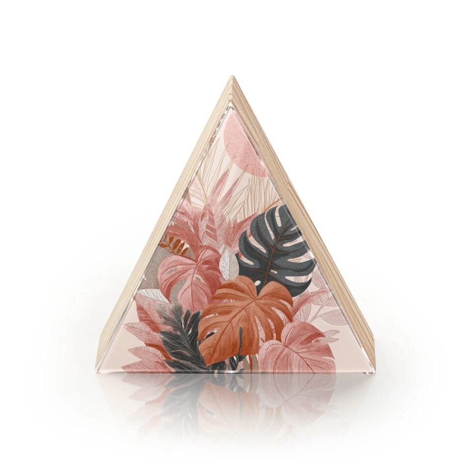 Totem Decorativo 'Pôr do Rosa'
