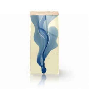 Totem Decorativo 'Sopro Azul'