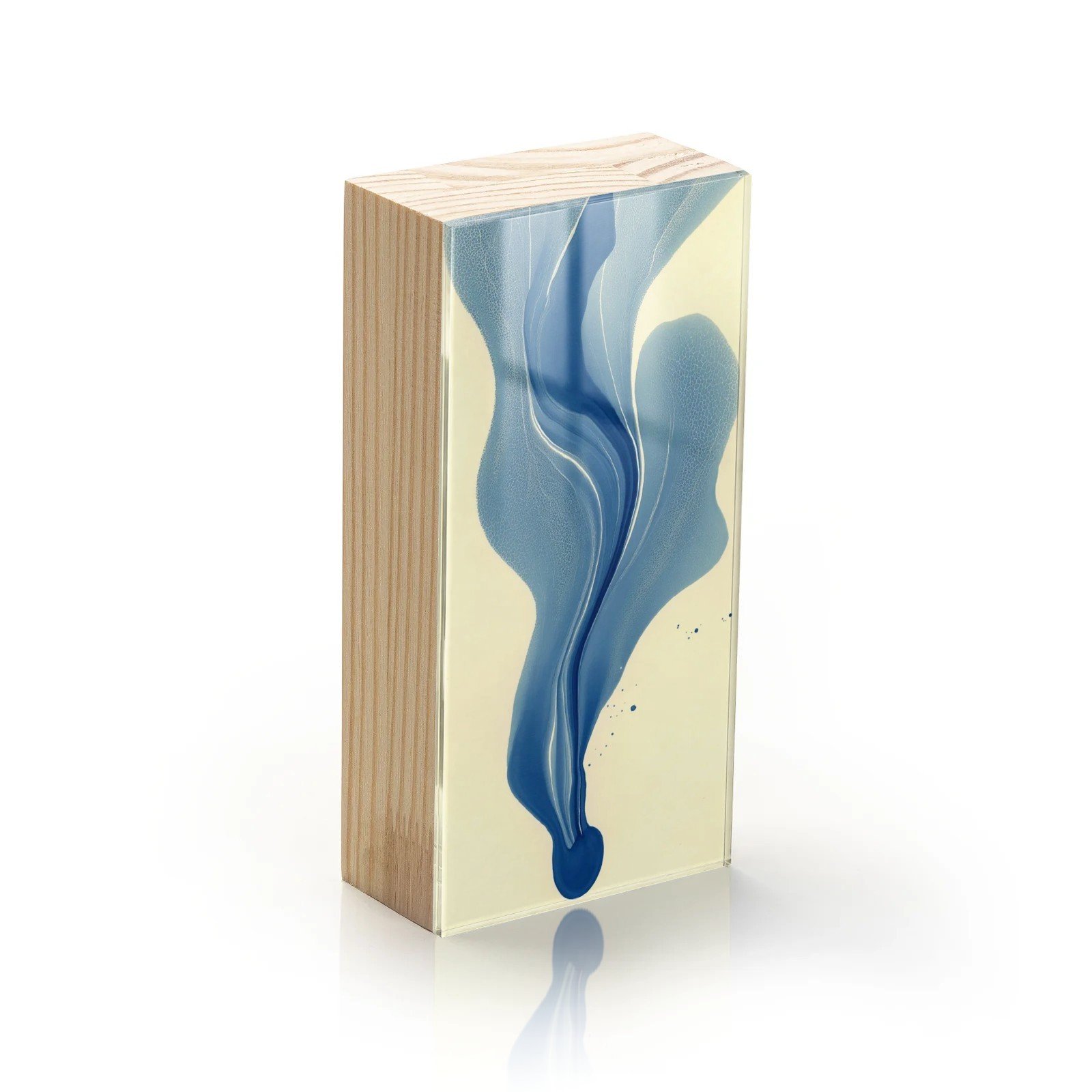Totem Decorativo 'Sopro Azul'