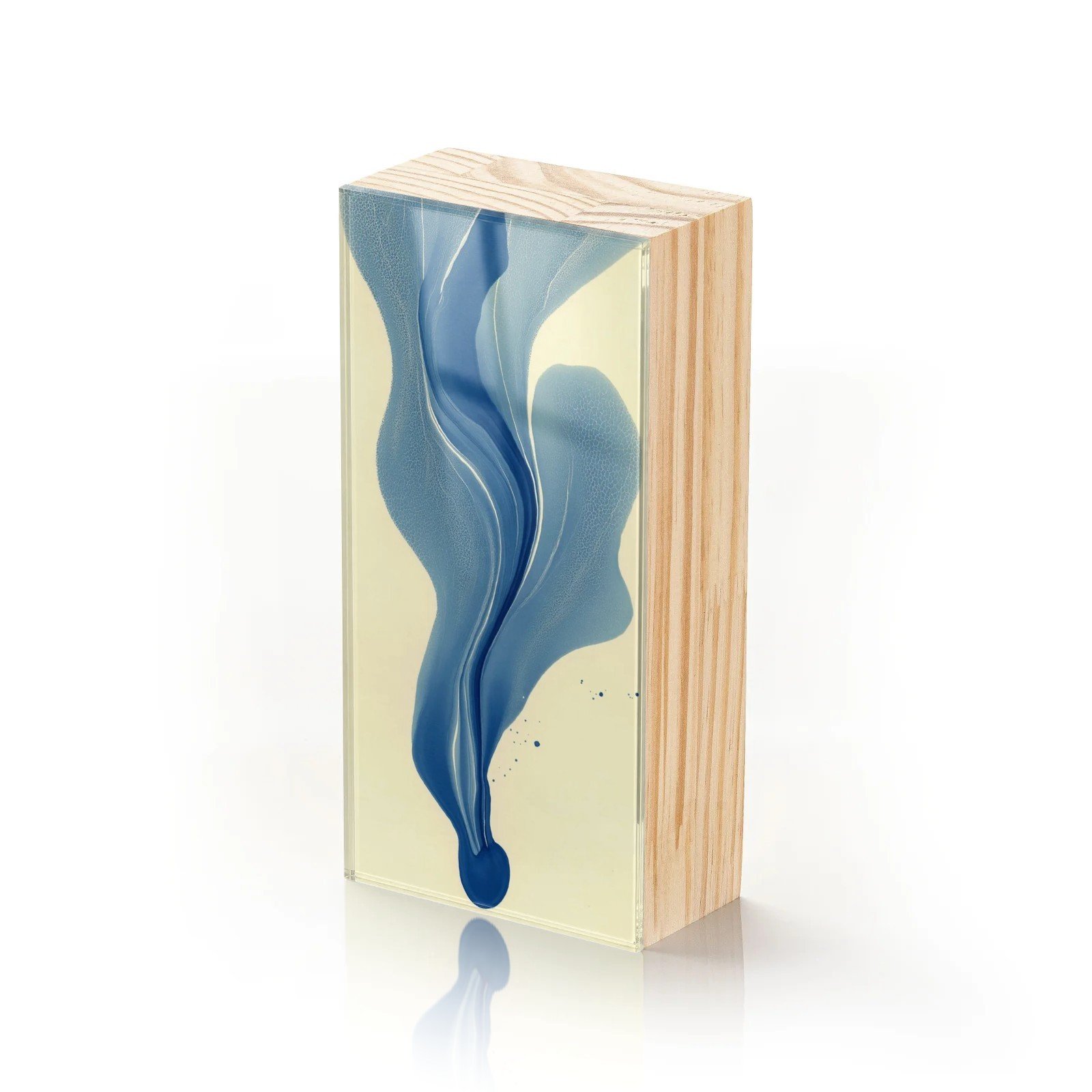 Totem Decorativo 'Sopro Azul'