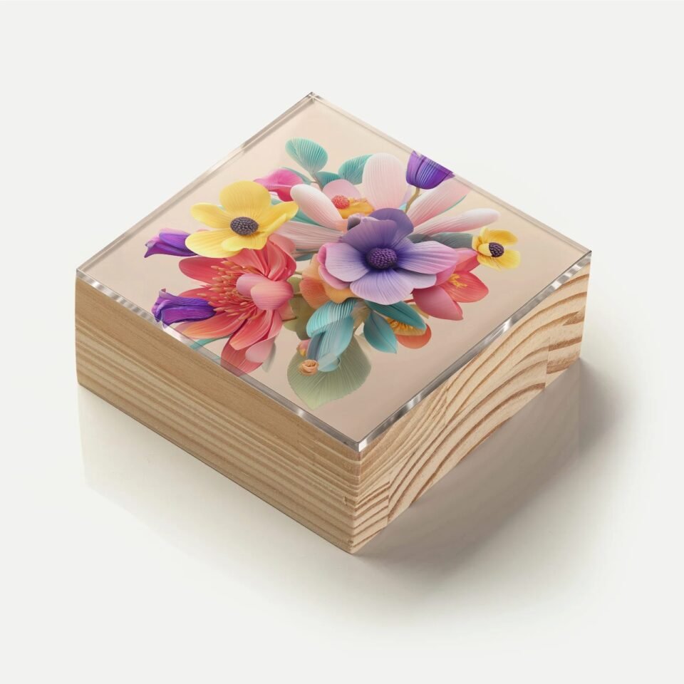 Totem Decorativo 'Explosão de Primavera'
