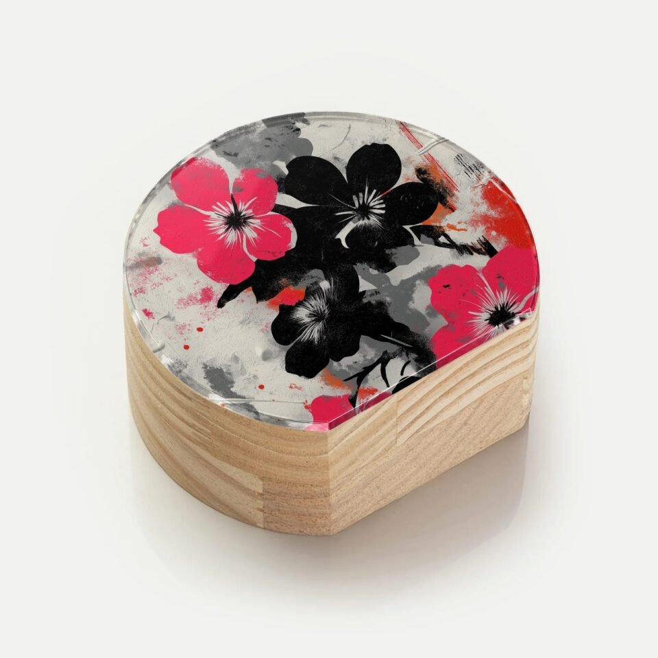Totem Decorativo 'Flores em Rebeldia'