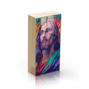Totem Decorativo 'Cristo da Luz Eterna'