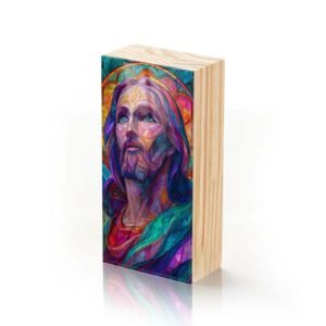 Totem Decorativo 'Cristo da Luz Eterna'