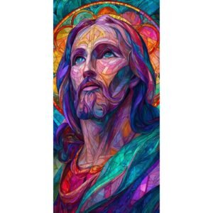 Totem Decorativo 'Cristo da Luz Eterna'