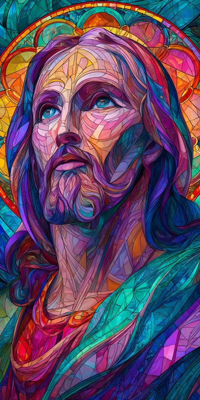 Totem Decorativo 'Cristo da Luz Eterna'
