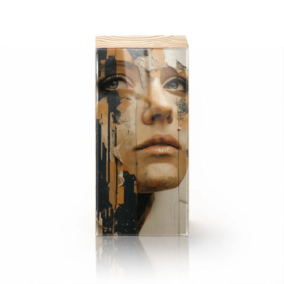 Totem Decorativo 'Fragmentos de Mim'