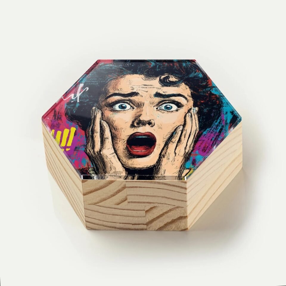 Totem Decorativo 'Alerta Pop'