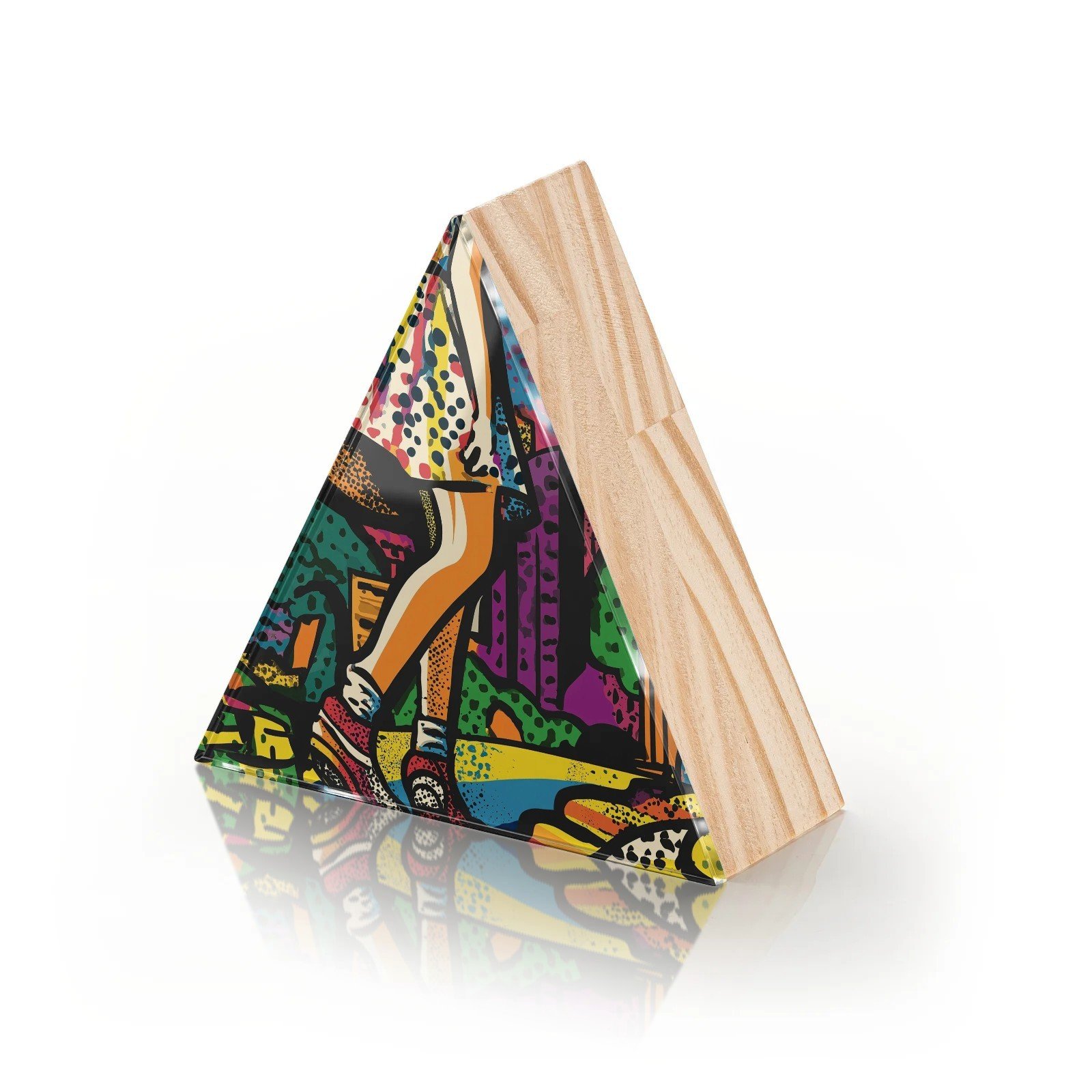 Totem Decorativo 'Passos de Cor'