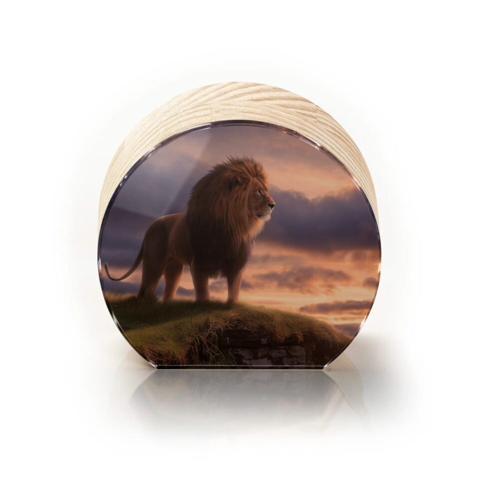 Totem Decorativo 'Entardecer Nobre'