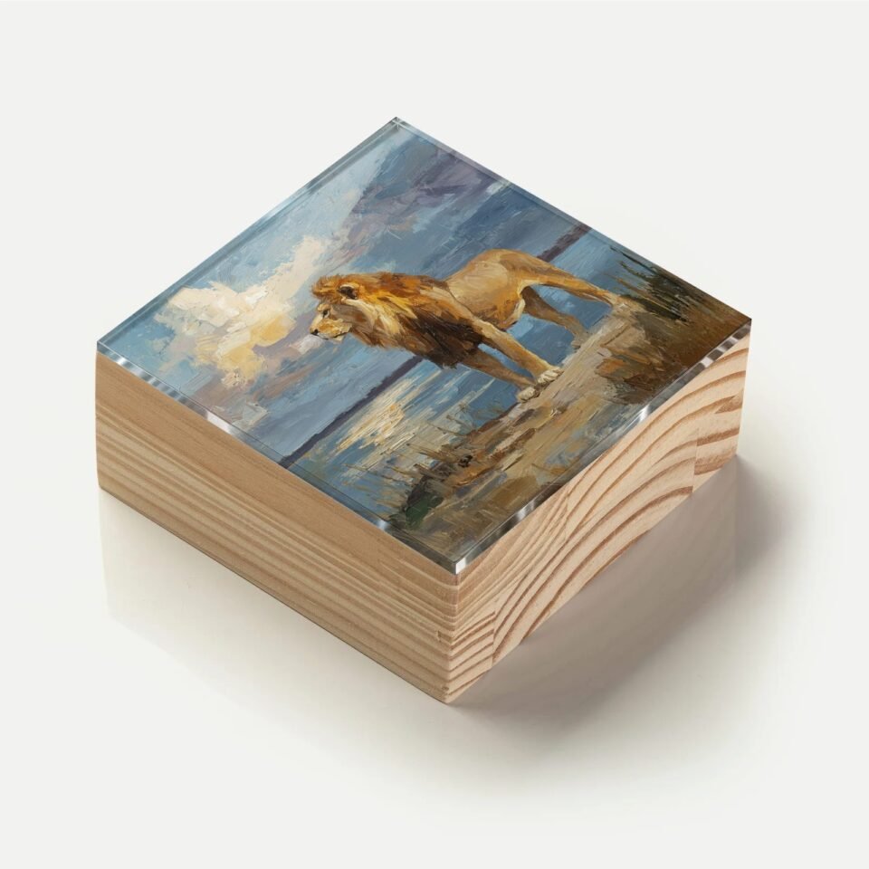 Totem Decorativo 'Rei do Horizonte'