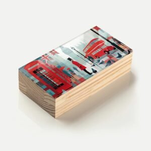 Totem Decorativo 'Londres Pop'