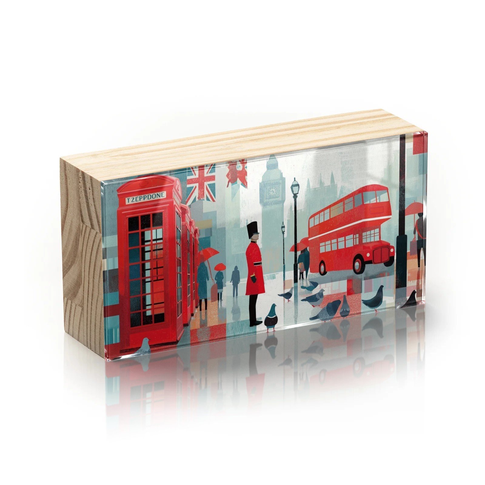 Totem Decorativo 'Londres Pop'