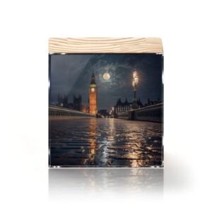 Totem Decorativo 'Noite em Westminster'