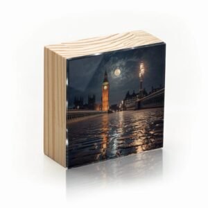 Totem Decorativo 'Noite em Westminster'