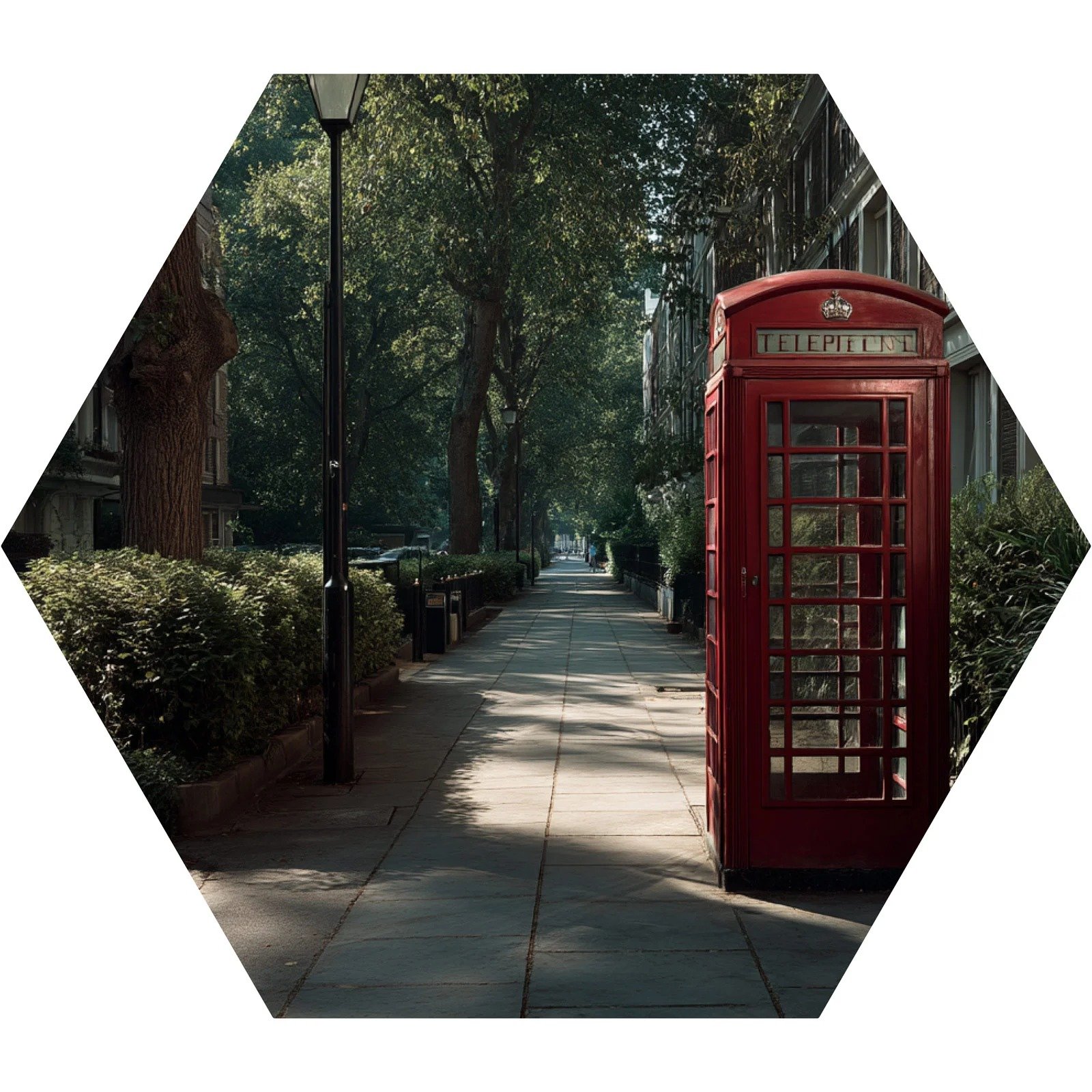 Totem Decorativo 'Silêncio de Notting Hill'