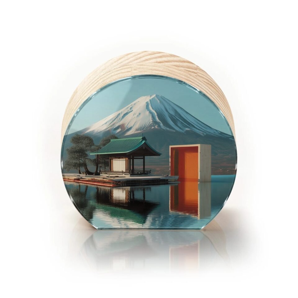 Totem Decorativo 'Portais do Fuji'