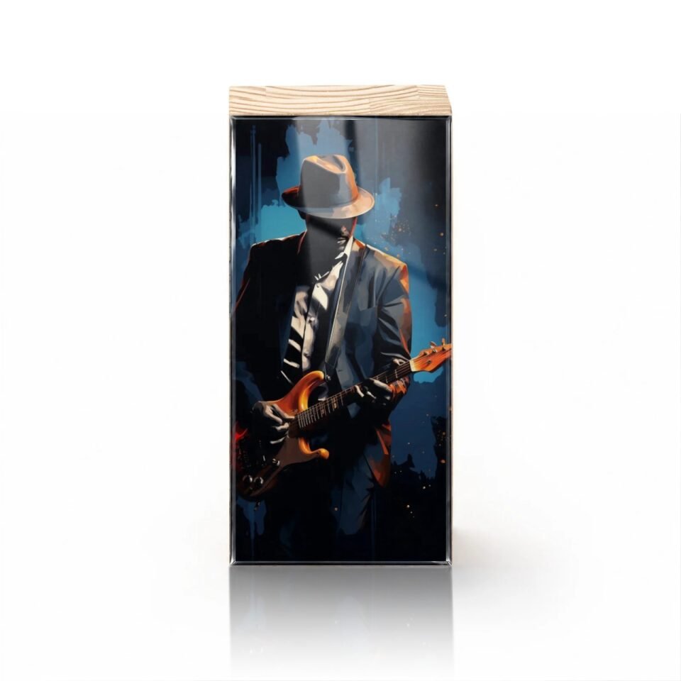 Totem Decorativo 'Notas de Blues'
