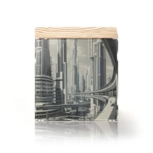 Totem Decorativo 'Cidade Suspensa'