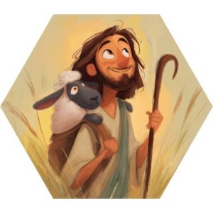 Totem Decorativo 'O Bom Pastor'