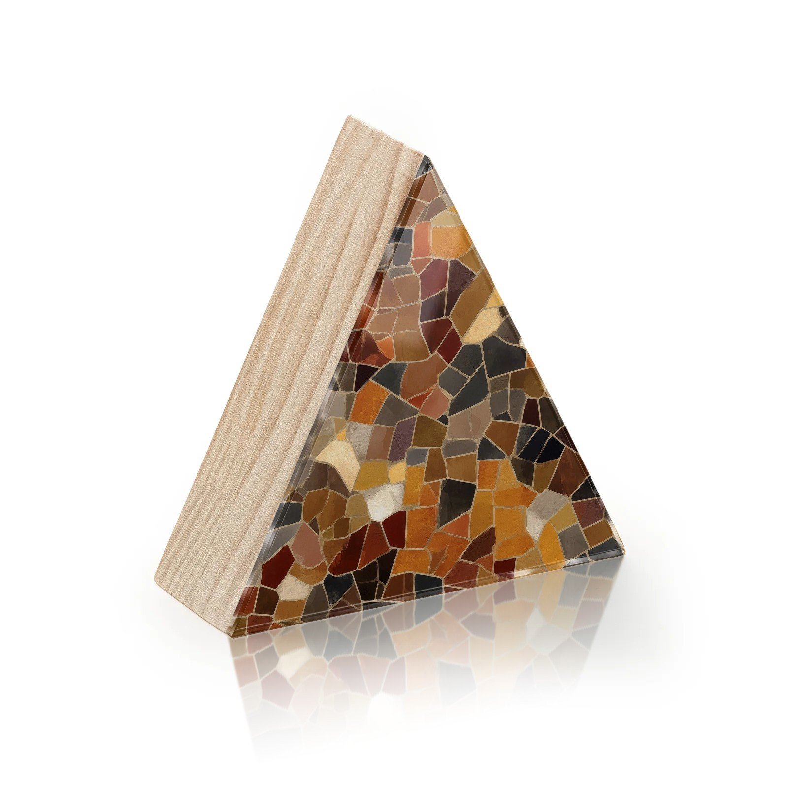 Totem Decorativo 'Fragmentos de Fogo'