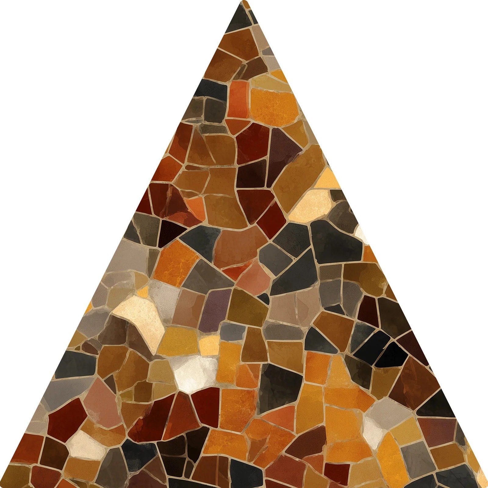 Totem Decorativo 'Fragmentos de Fogo'