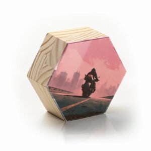 Totem Decorativo 'Fuga para Neon City'