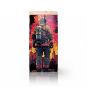 Totem Decorativo 'Chamas de Coragem'