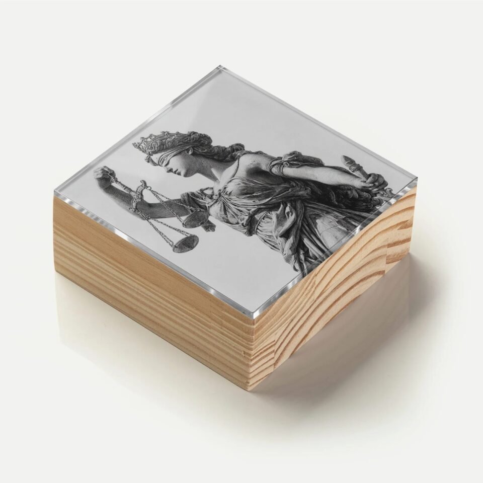 Totem Decorativo 'Peso Justo'
