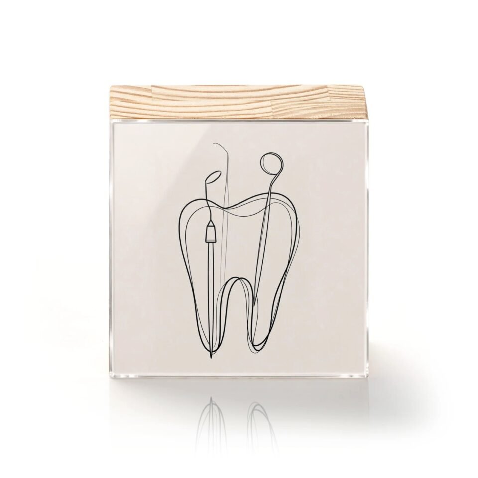 Totem Decorativo 'Linha Fina'