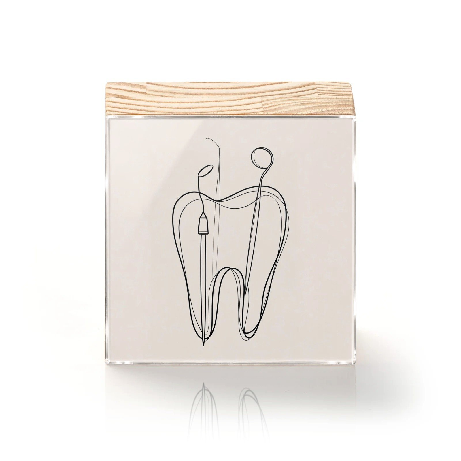 Totem Decorativo 'Linha Fina'