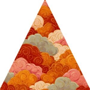 Totem Decorativo 'Céu de Açafrão'