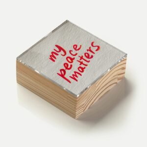 Totem Decorativo 'My Peace Matters'