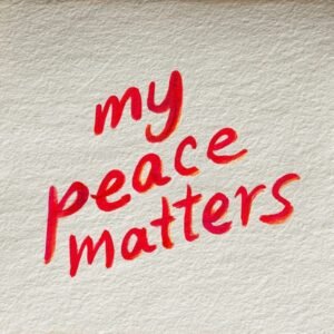Totem Decorativo 'My Peace Matters'