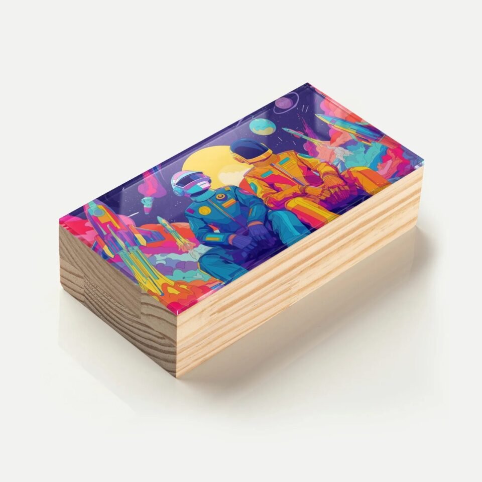 Totem Decorativo 'Viagem Infinita'