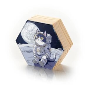 Totem Decorativo 'Comandante Meow'
