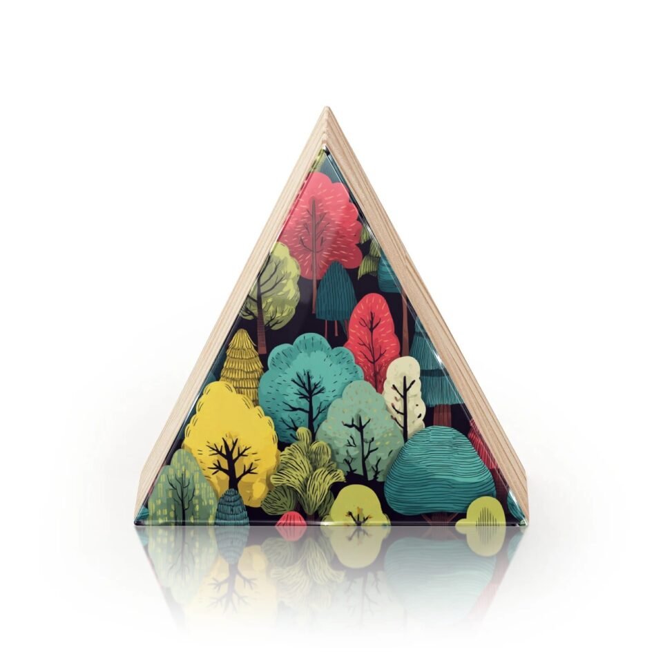 Totem Decorativo 'Floresta dos Sentidos'