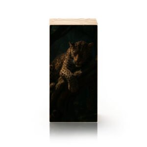 Totem Decorativo 'Sombra da Onça'