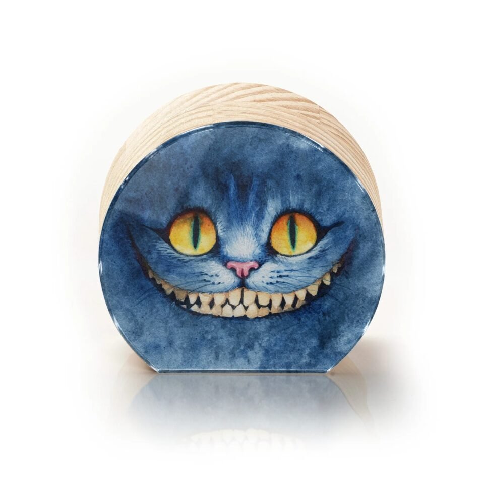 Totem Decorativo 'Gato de Wonderland'