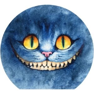 Totem Decorativo 'Gato de Wonderland'